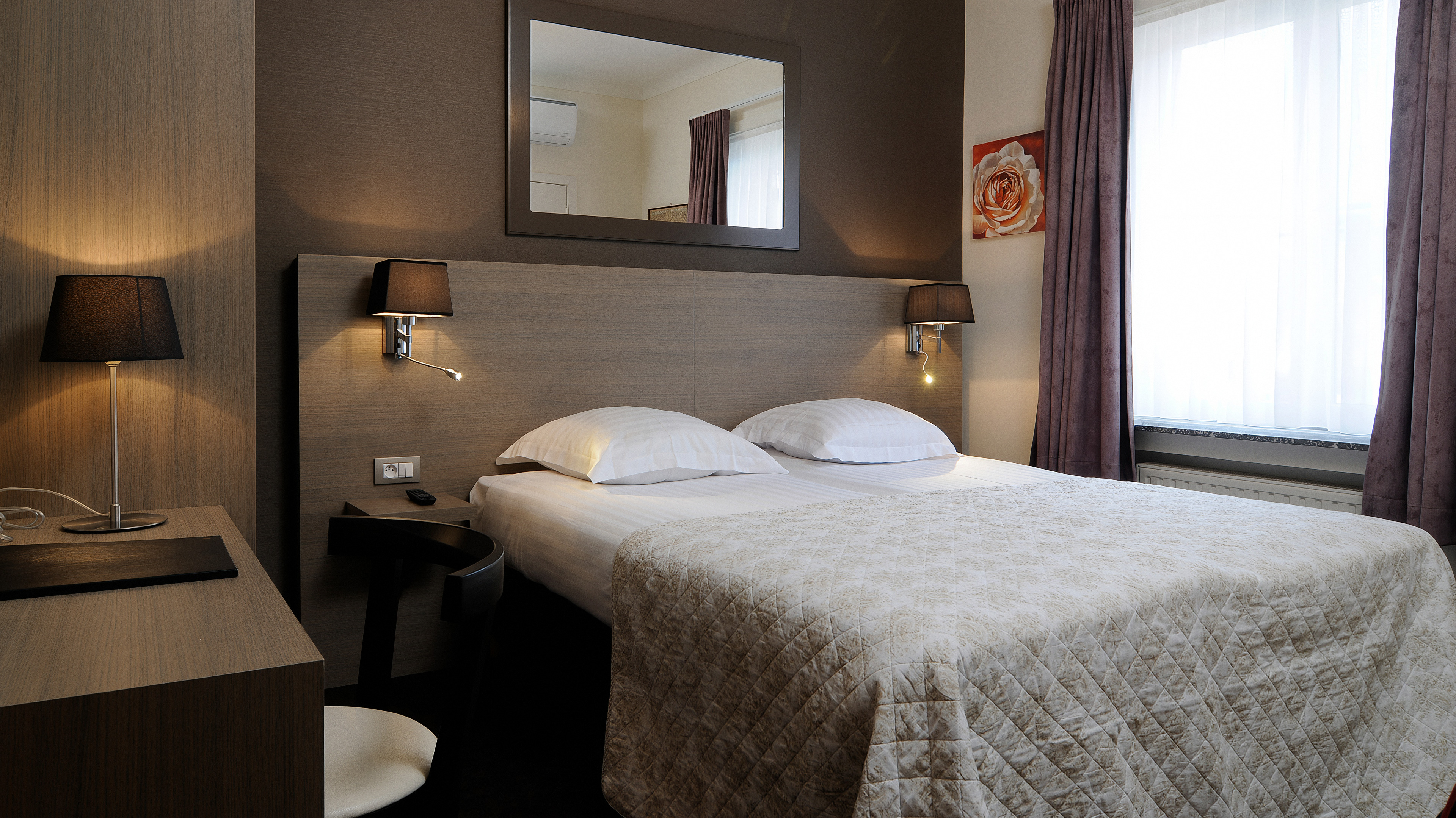 Twee- of tweelingbeddenkamer van Hotel Albert 1