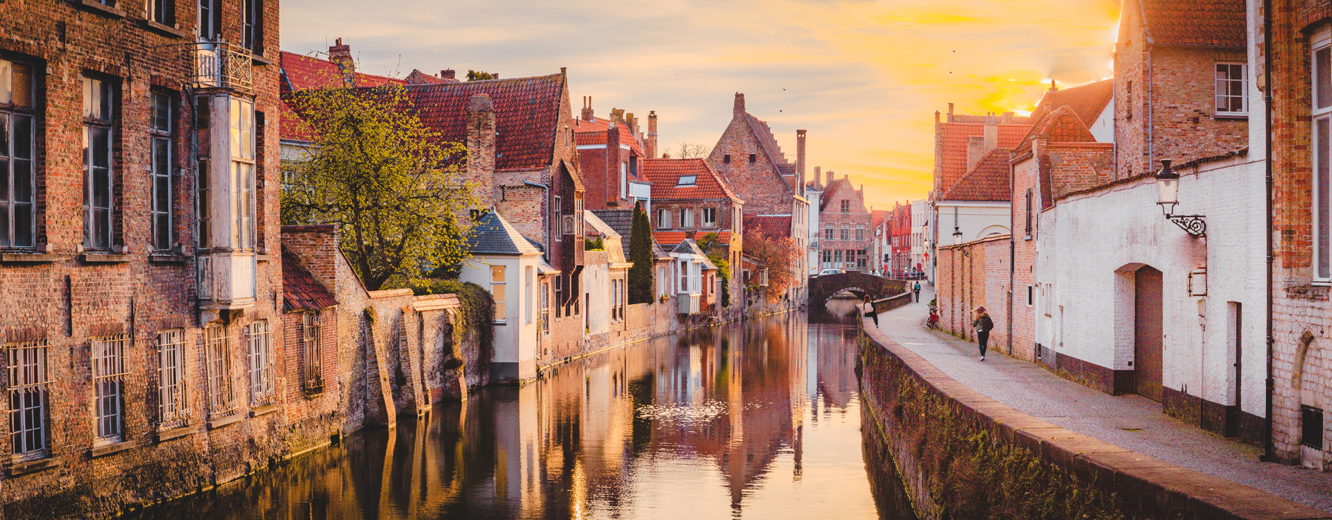 Panorama van Brugge